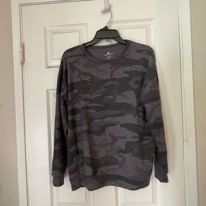 Turf athletics small crewneck camo black/gray